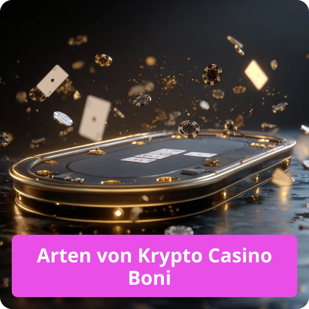 Ein Überblick über die verschiedenen Arten von Krypto Casino Boni für Spieler Arten von Krypto Casino Boni