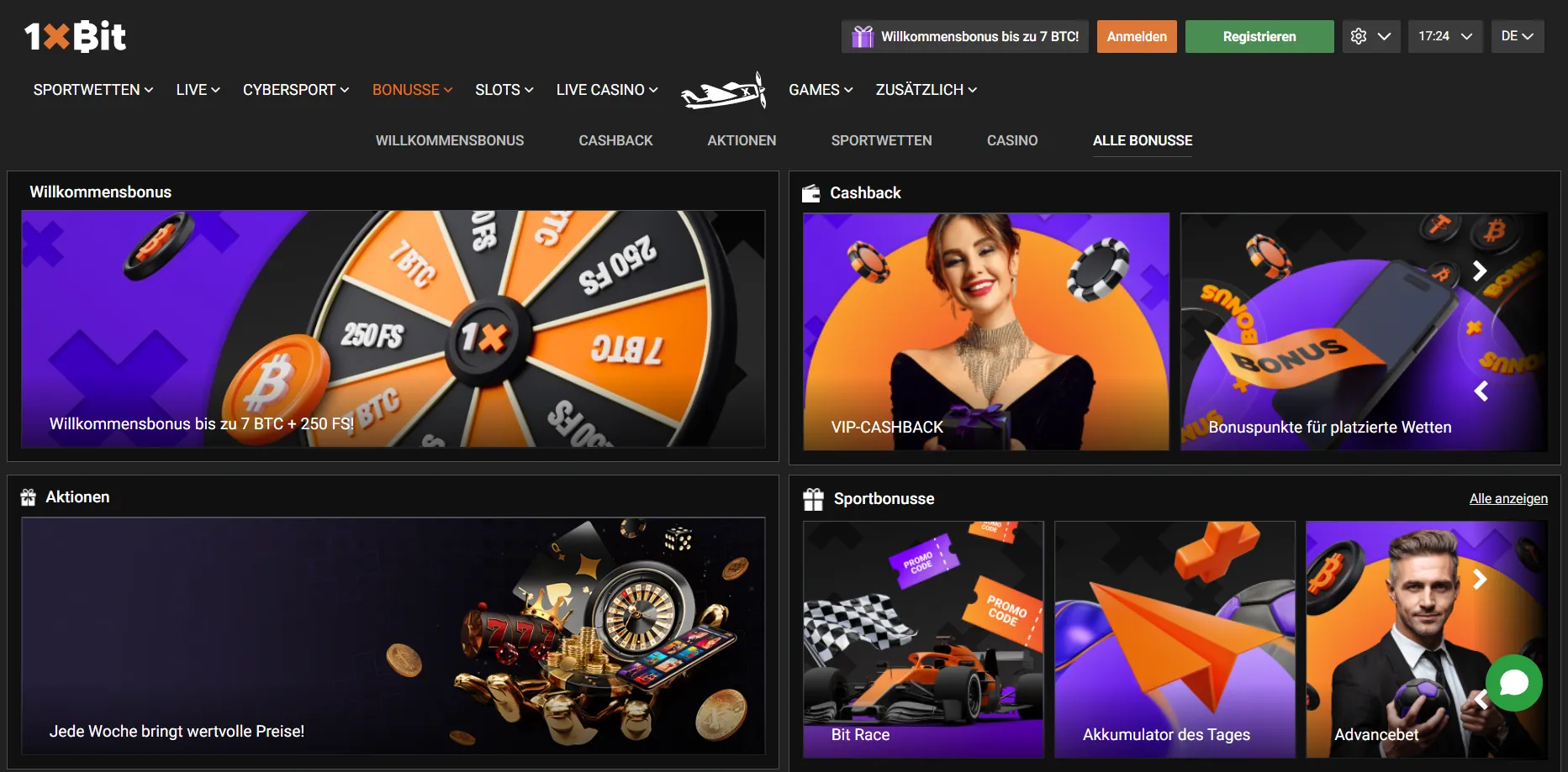 Arten von Krypto Casino Boni